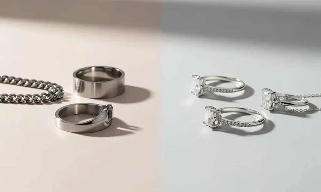 Acier inoxydable vs argent