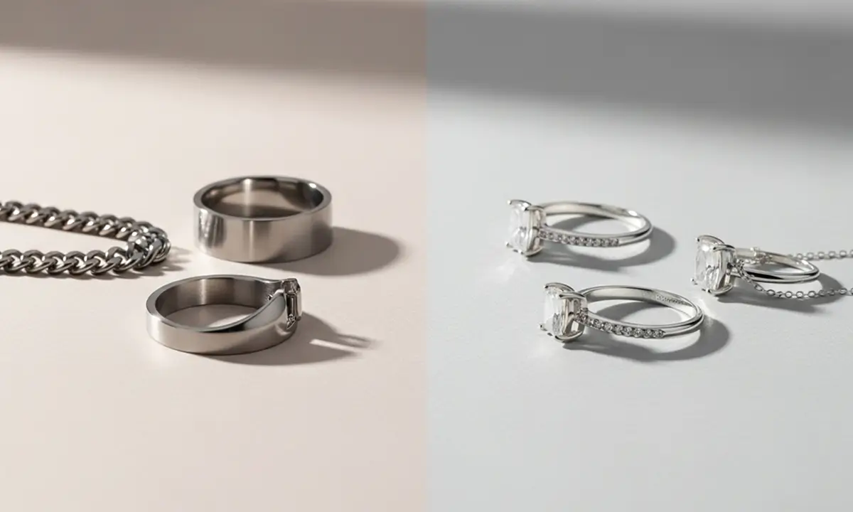 Acier inoxydable vs argent